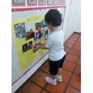 Trabajitos sobre la familia en Ingles con Salita de 5 años